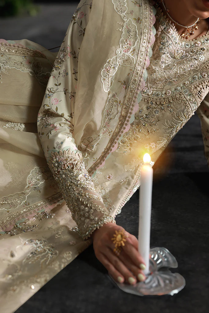 Qalamkar- MF-04 IVORY GRACE