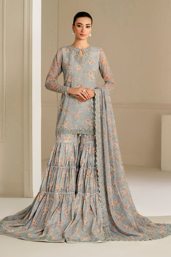 BAROQUE EMBROIDERED CHIFFON UF-4165