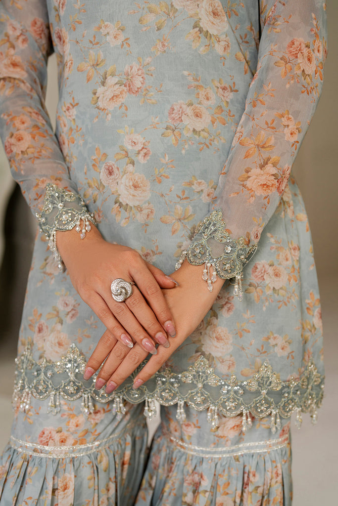 BAROQUE EMBROIDERED CHIFFON UF-4165