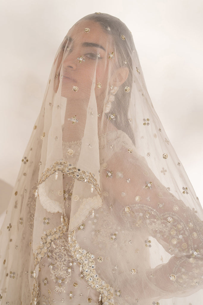 BAROQUE EMBROIDERED CHIFFON UF-4140