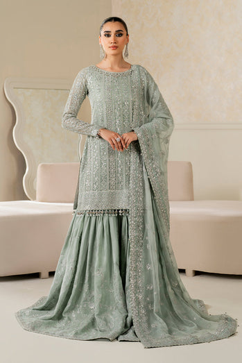 BAROQUE EMBROIDERED CHIFFON UF-4160