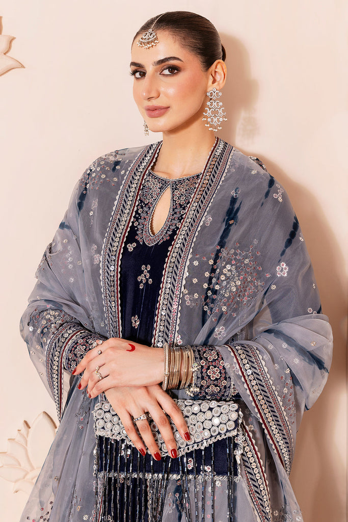 JAZMIN - Embroidered Velvet Formal CVF D-03