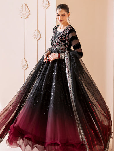 JAZMIN - Embroidered Velvet Formal CVF D-10