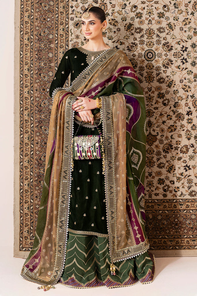 JAZMIN - Embroidered Velvet Formal CVF D-09