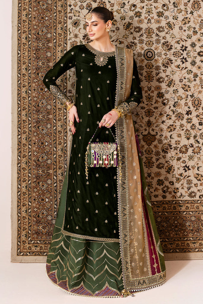 JAZMIN - Embroidered Velvet Formal CVF D-09