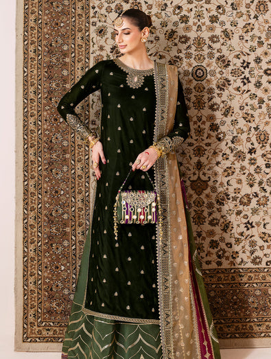 JAZMIN - Embroidered Velvet Formal CVF D-09