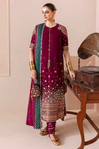 JAZMIN - Embroidered Velvet Formal CVF D-02