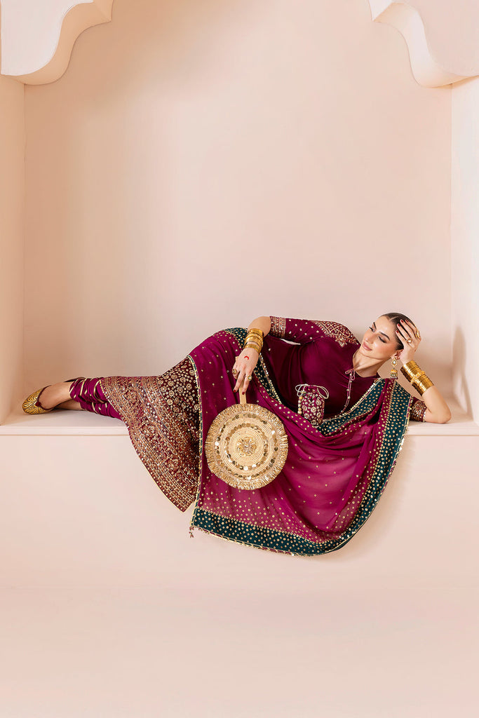 JAZMIN - Embroidered Velvet Formal CVF D-02