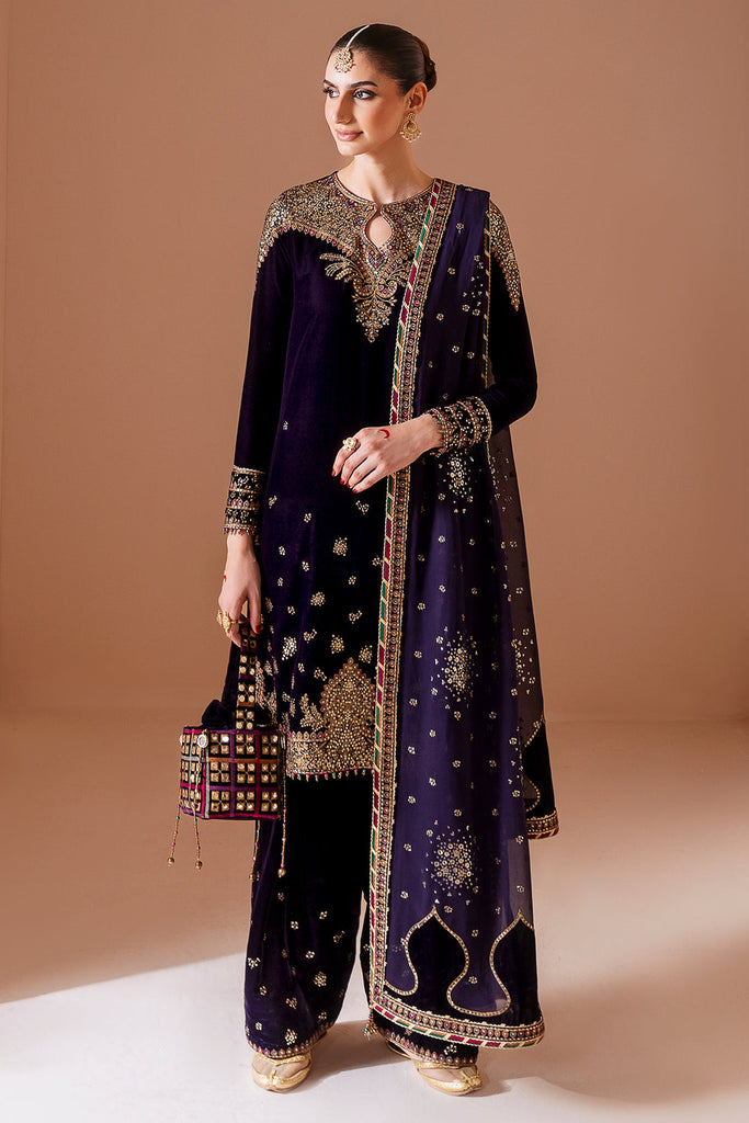 JAZMIN - Embroidered Velvet Formal CVF D-08