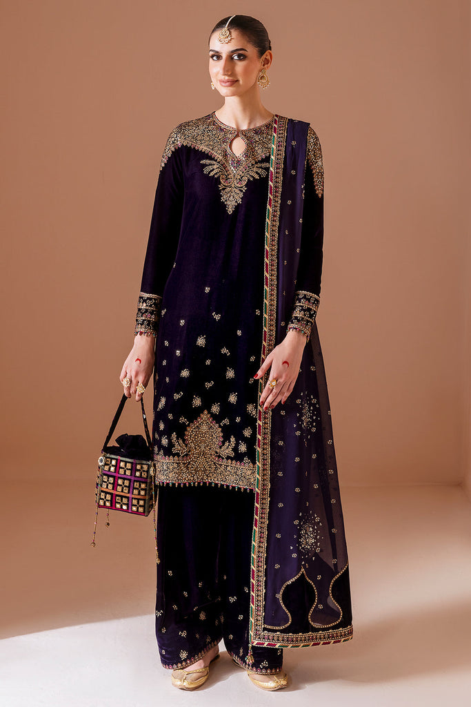 JAZMIN - Embroidered Velvet Formal CVF D-08