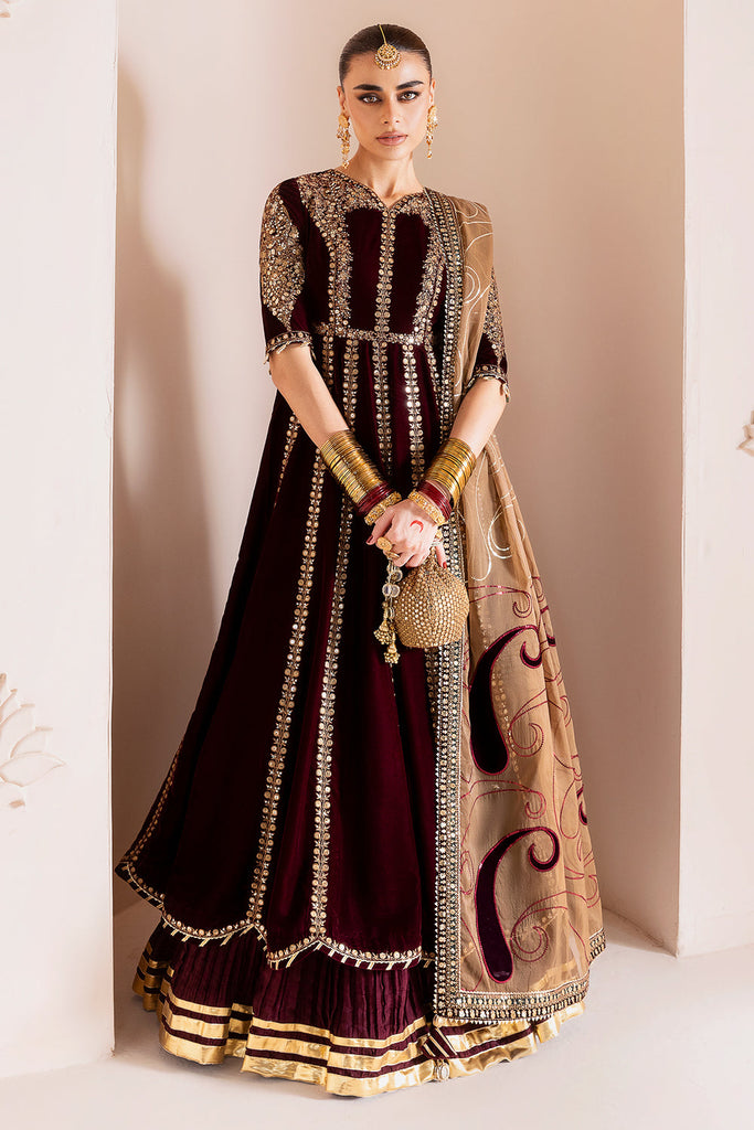 JAZMIN - Embroidered Velvet Formal CVF D-12