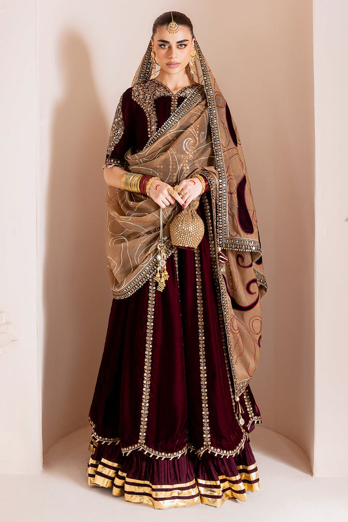 JAZMIN - Embroidered Velvet Formal CVF D-12