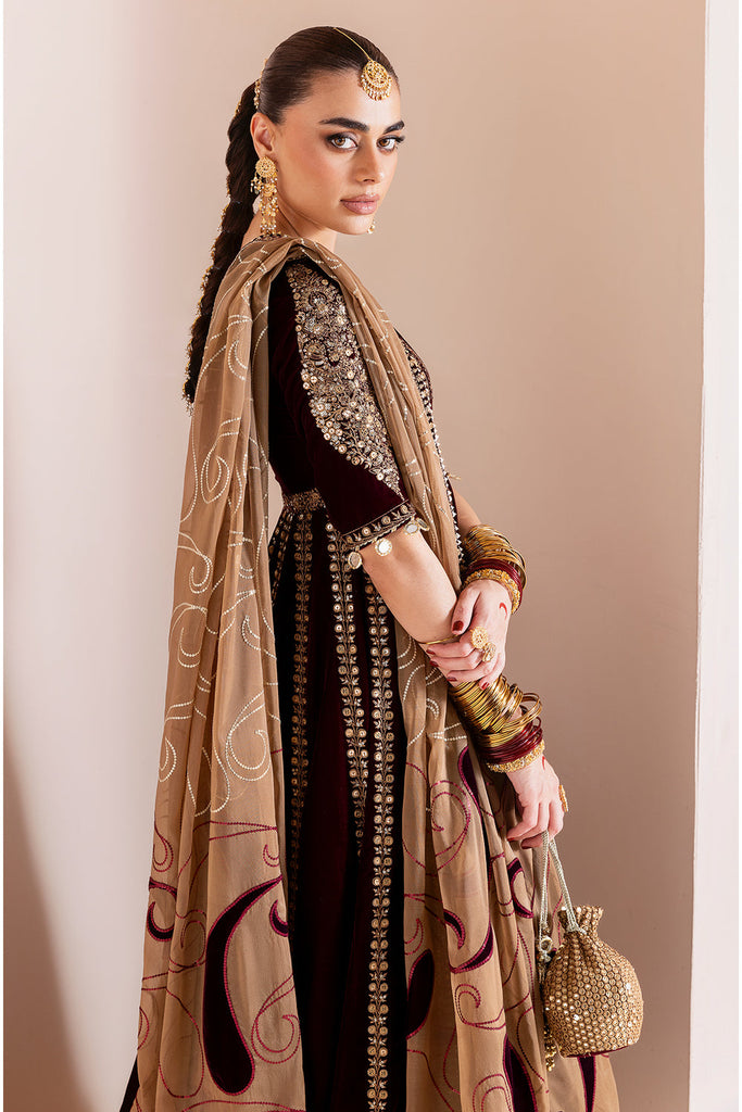 JAZMIN - Embroidered Velvet Formal CVF D-12