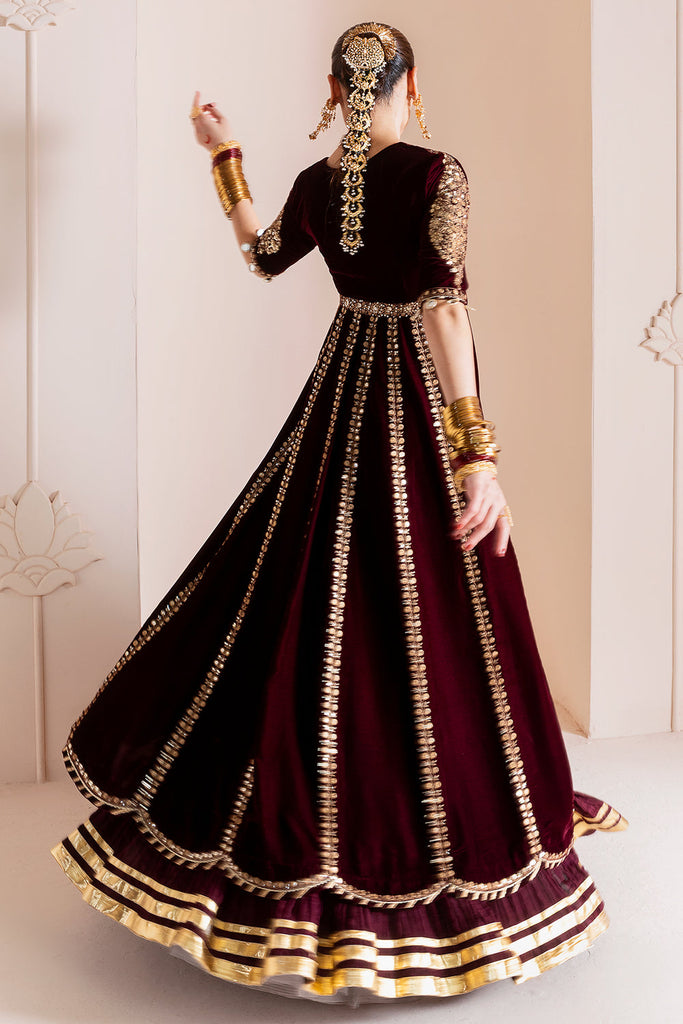 JAZMIN - Embroidered Velvet Formal CVF D-12
