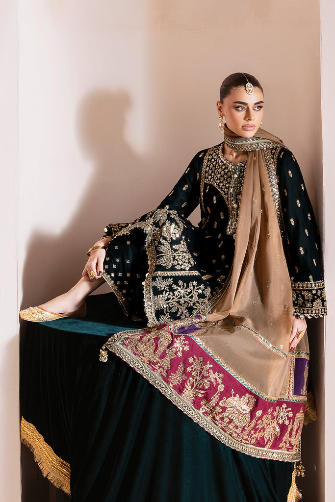 JAZMIN - Embroidered Velvet Formal CVF D-01