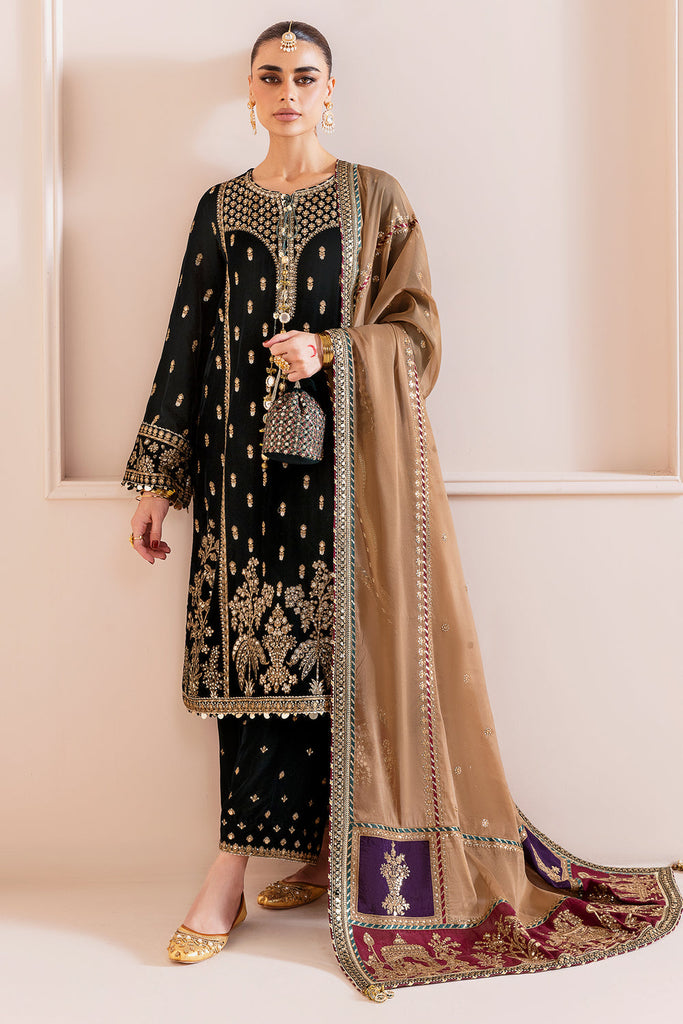 JAZMIN - Embroidered Velvet Formal CVF D-01