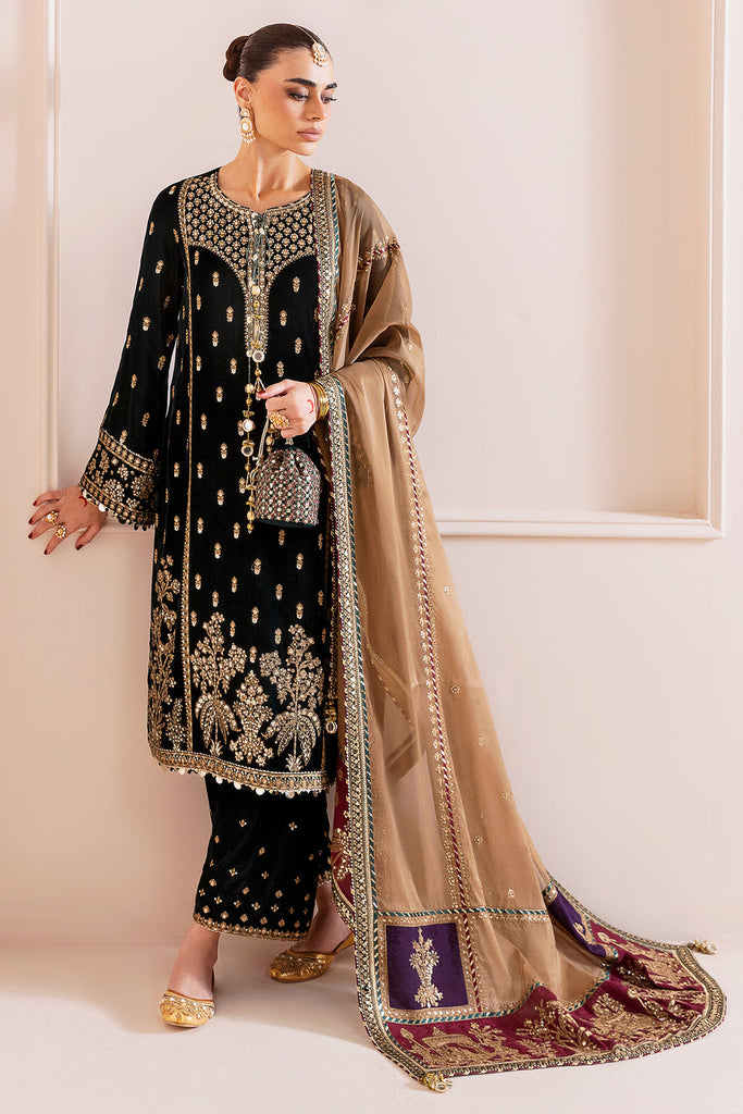 JAZMIN - Embroidered Velvet Formal CVF D-01