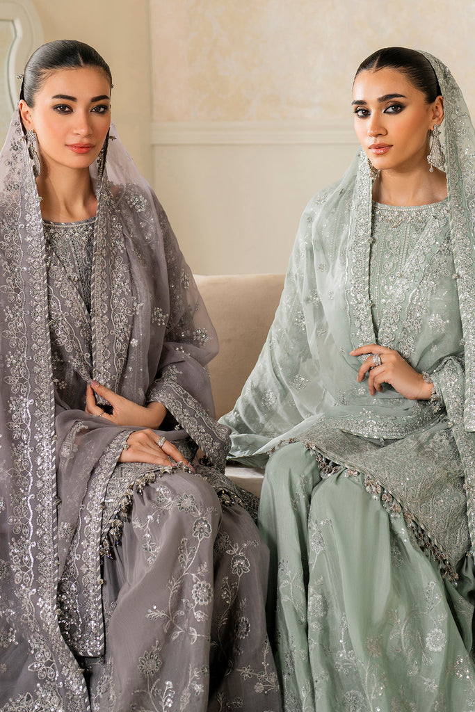 BAROQUE EMBROIDERED CHIFFON UF-4160