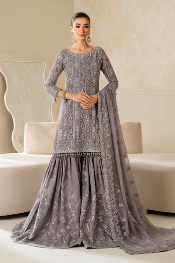 BAROQUE EMBROIDERED CHIFFON UF-4161