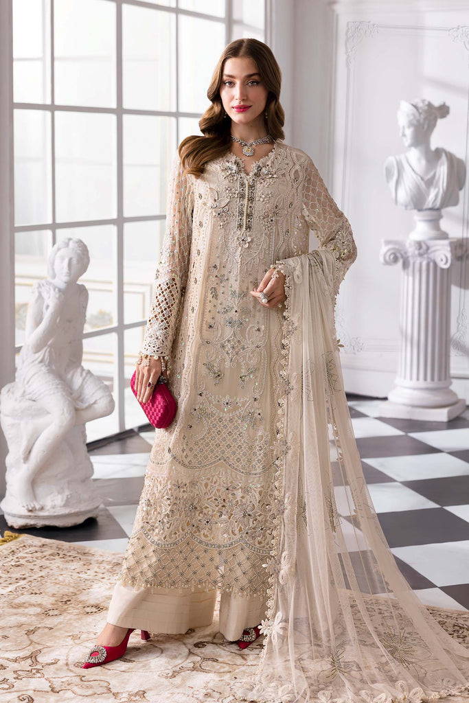 Embroidered Chiffon Suit | BD-3007