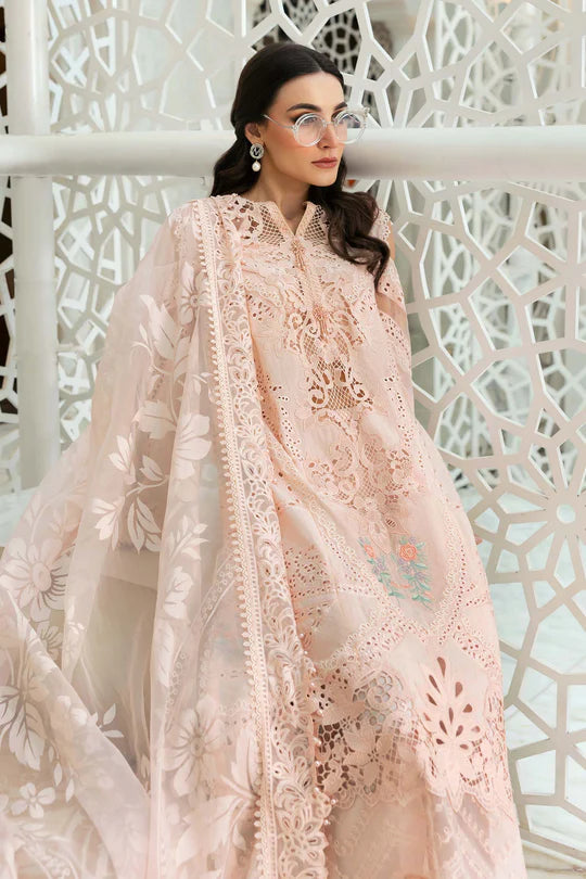 Embroidered Dobby Lawn Suit | D-2513-A