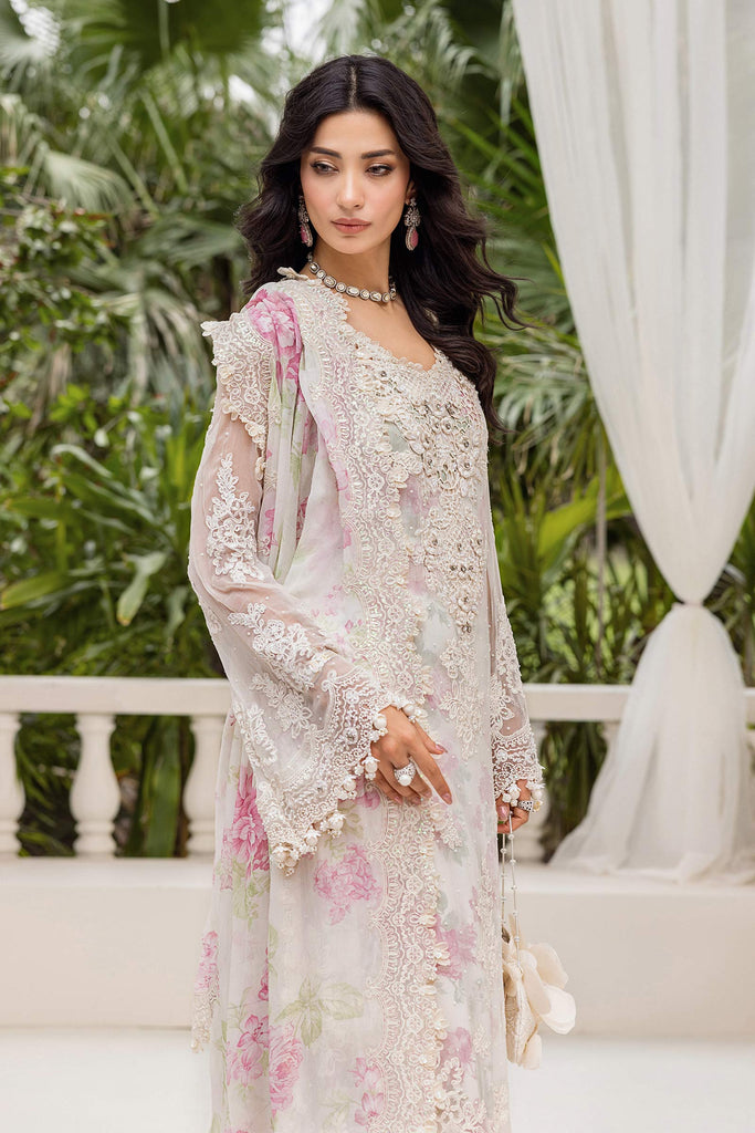 MARIA-B Embroidered Chiffon Suit | MPC-25-101