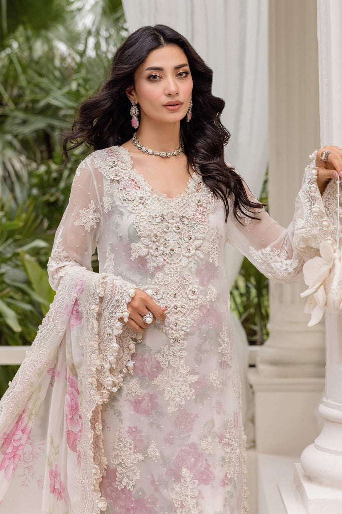 MARIA-B Embroidered Chiffon Suit | MPC-25-101
