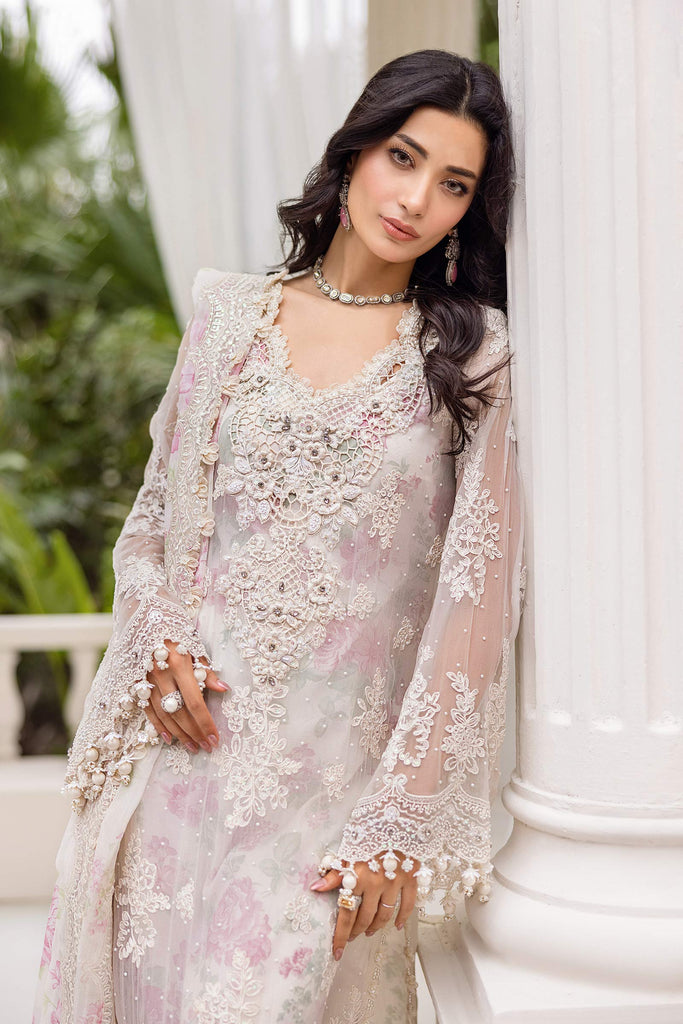 MARIA-B Embroidered Chiffon Suit | MPC-25-101