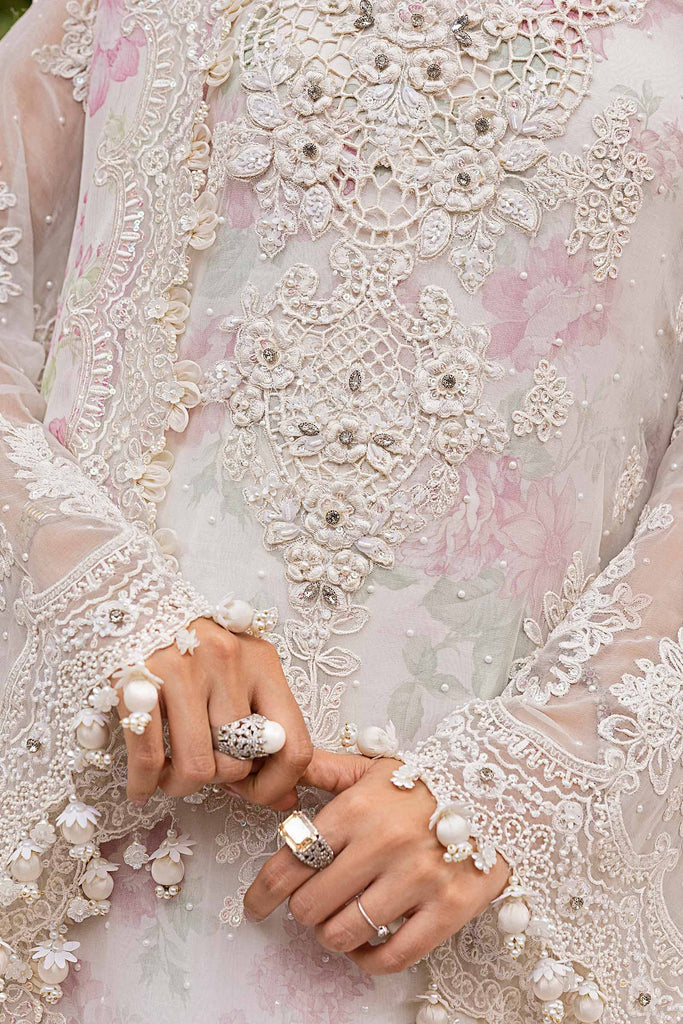 MARIA-B Embroidered Chiffon Suit | MPC-25-101