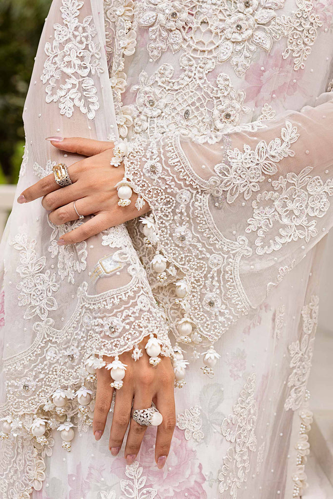 MARIA-B Embroidered Chiffon Suit | MPC-25-101