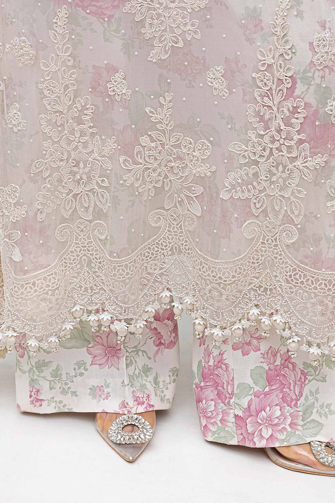 MARIA-B Embroidered Chiffon Suit | MPC-25-101