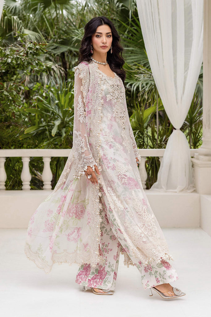 MARIA-B Embroidered Chiffon Suit | MPC-25-101