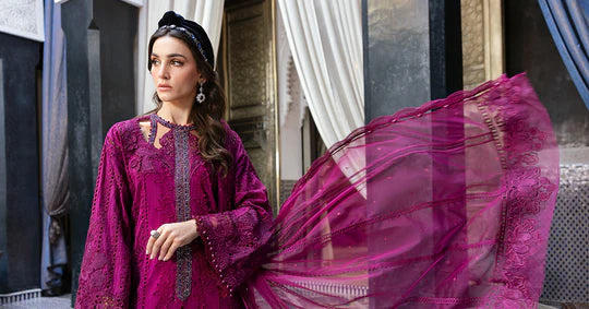 Embroidered Lawn Suit | D-2502-B