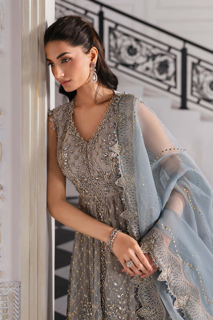 Embroidered Net Suit | BD-3002