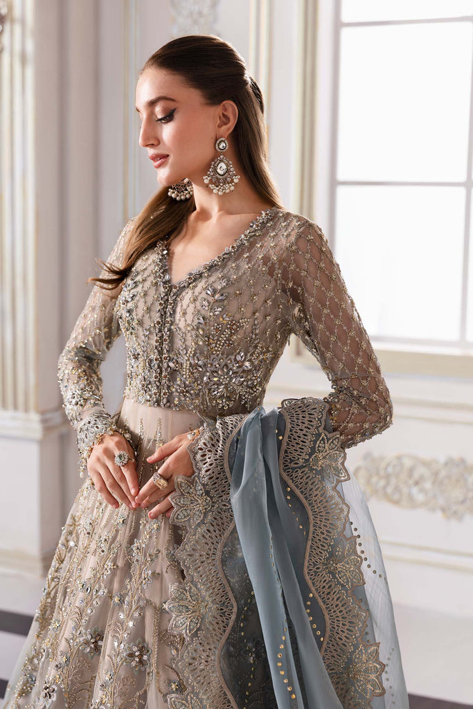 Embroidered Net Suit | BD-3002