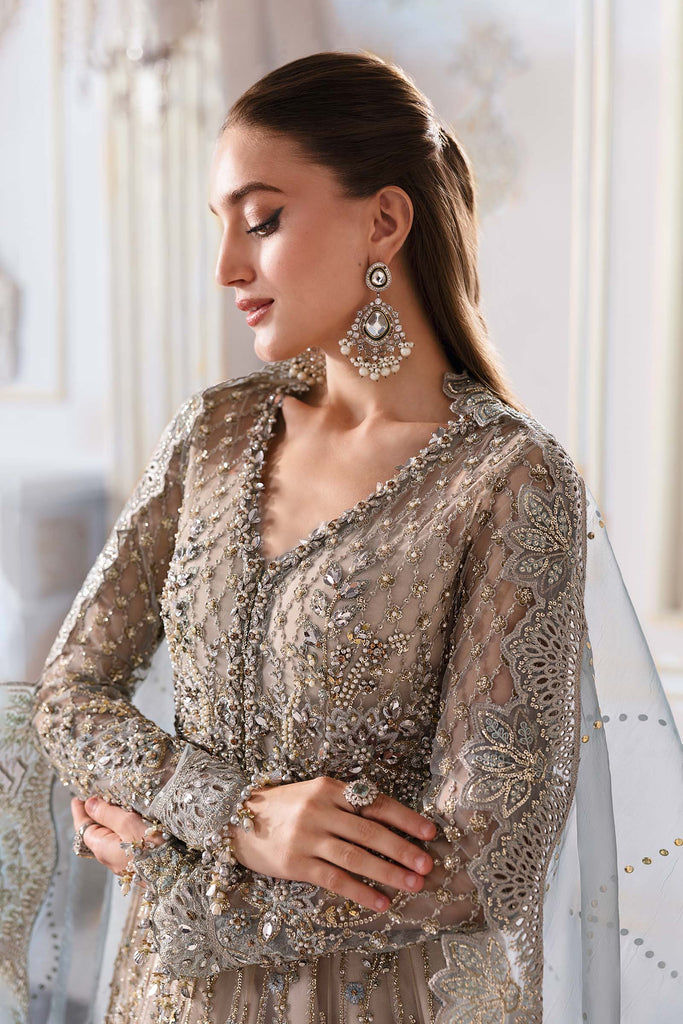 Embroidered Net Suit | BD-3002