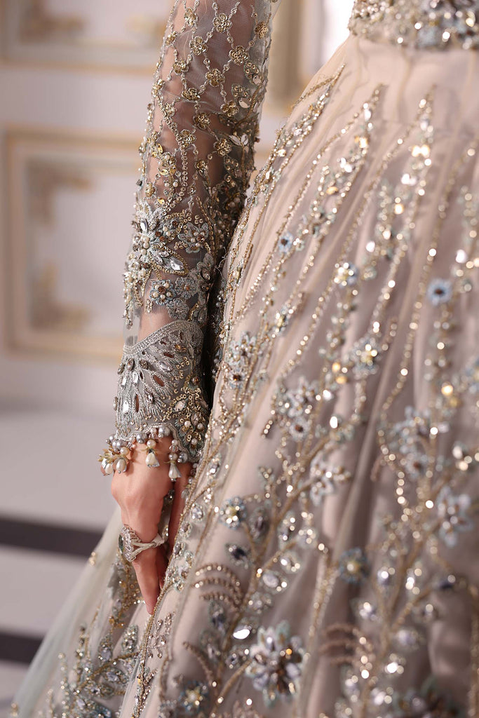 Embroidered Net Suit | BD-3002