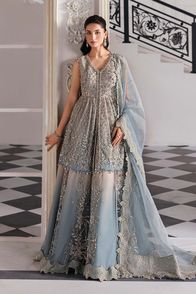 Embroidered Net Suit | BD-3002
