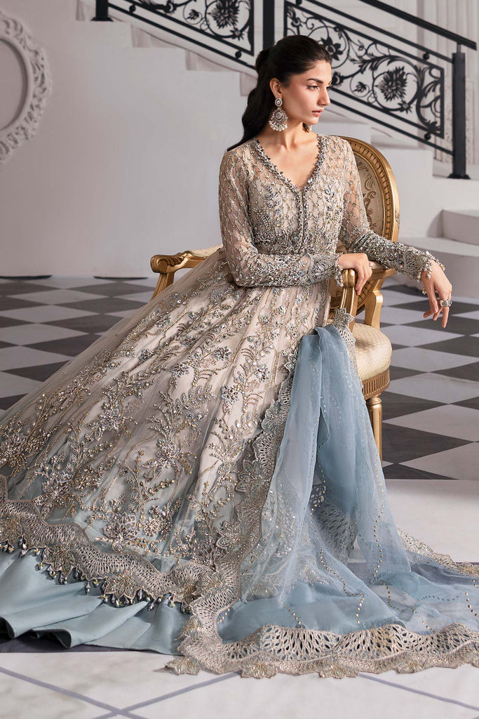 Embroidered Net Suit | BD-3002