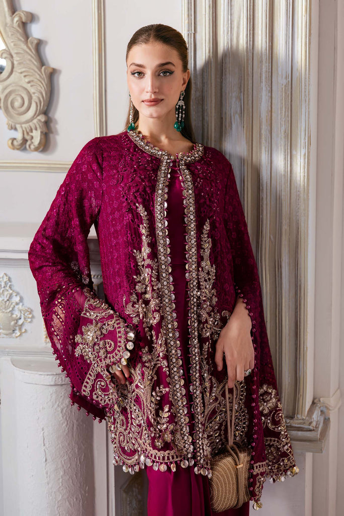 Embroidered Chiffon Suit | BD-3003