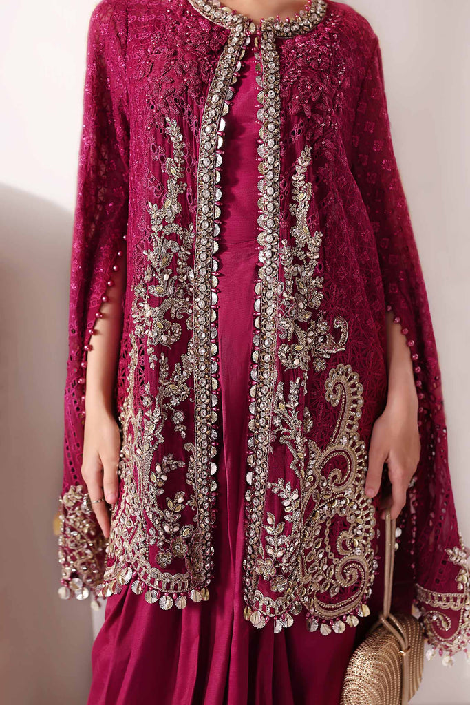 Embroidered Chiffon Suit | BD-3003