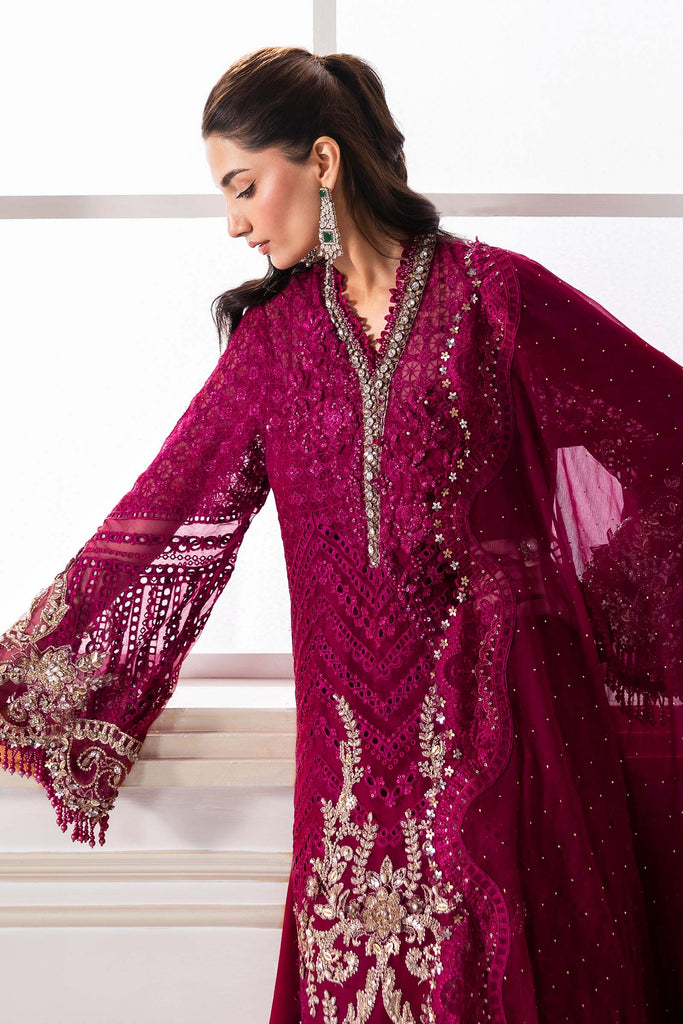Embroidered Chiffon Suit | BD-3003