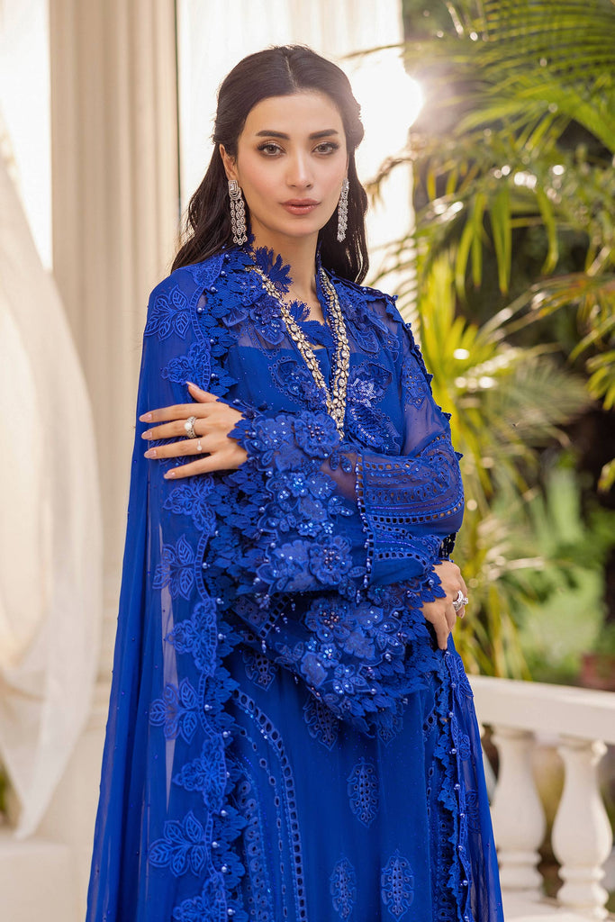 MARIA-B Embroidered Chiffon Suit | MPC-25-103