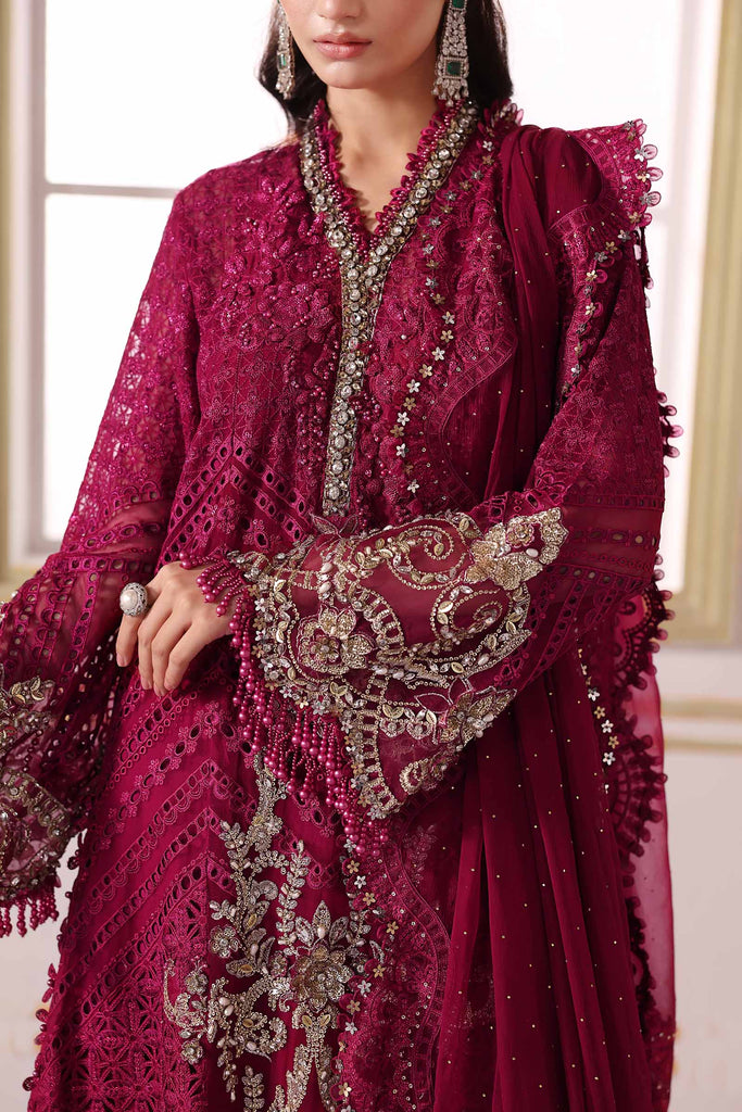 Embroidered Chiffon Suit | BD-3003