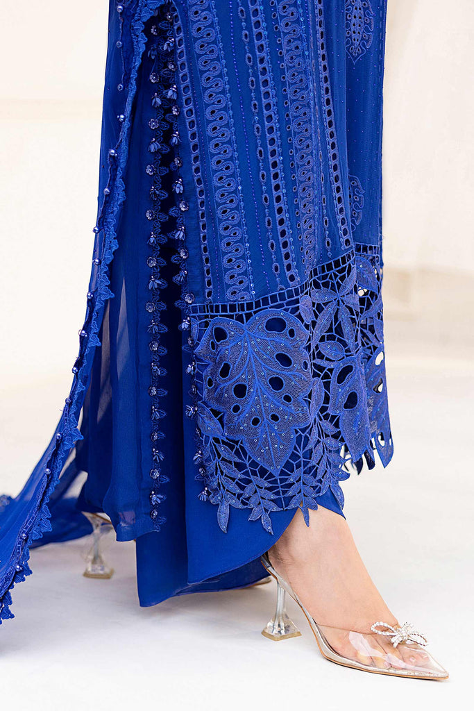 MARIA-B Embroidered Chiffon Suit | MPC-25-103