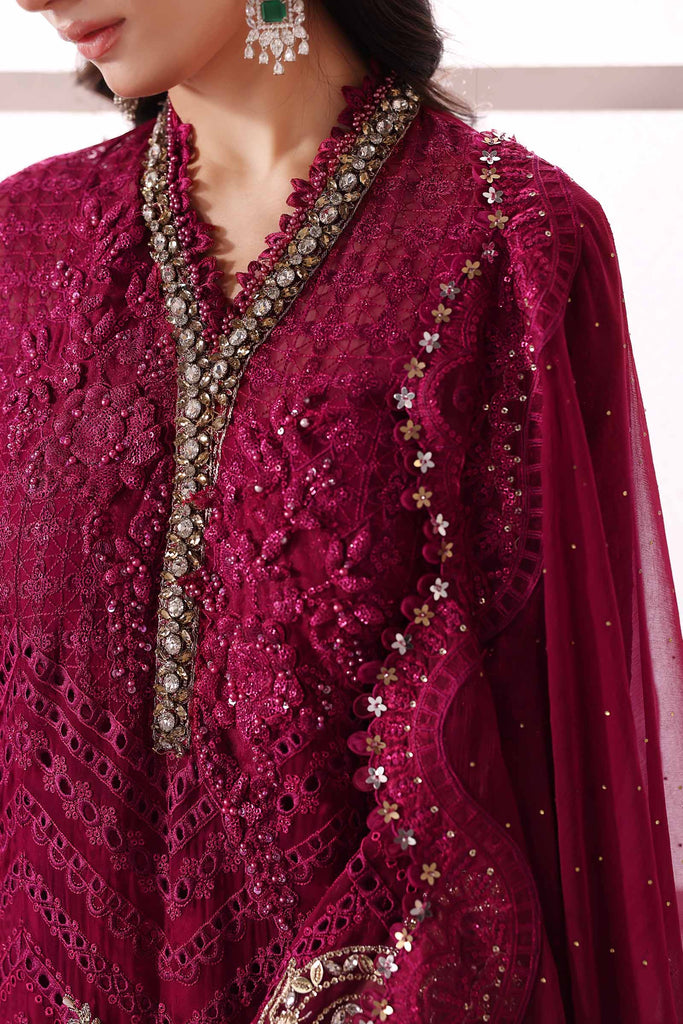Embroidered Chiffon Suit | BD-3003
