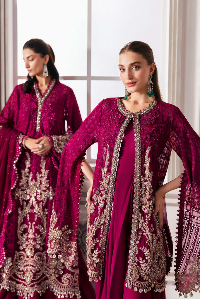 Embroidered Chiffon Suit | BD-3003