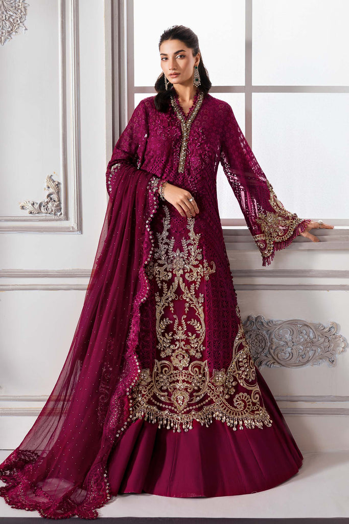 Embroidered Chiffon Suit | BD-3003