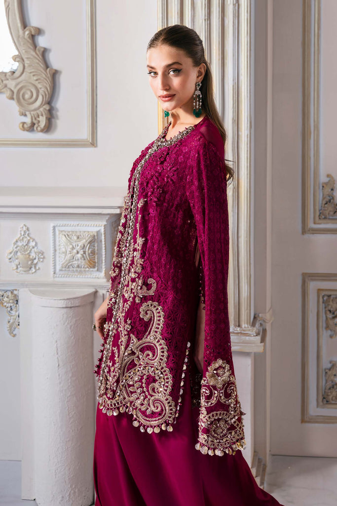 Embroidered Chiffon Suit | BD-3003