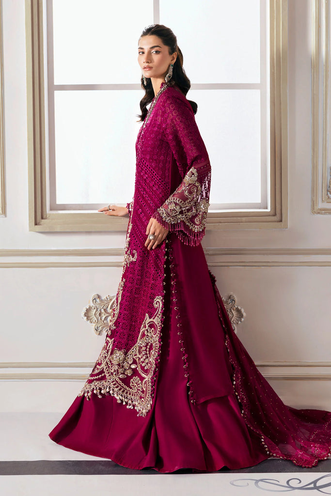 Embroidered Chiffon Suit | BD-3003